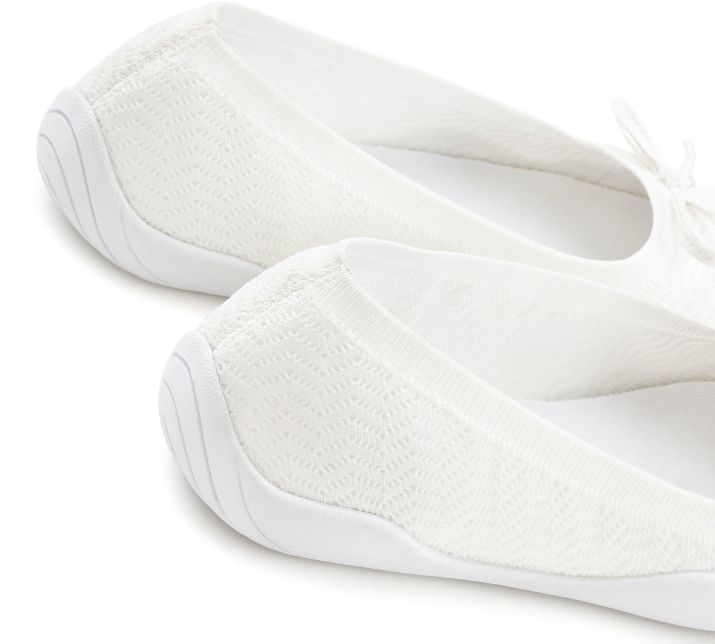 LASCANA Sneaker Ballerinas in weiß