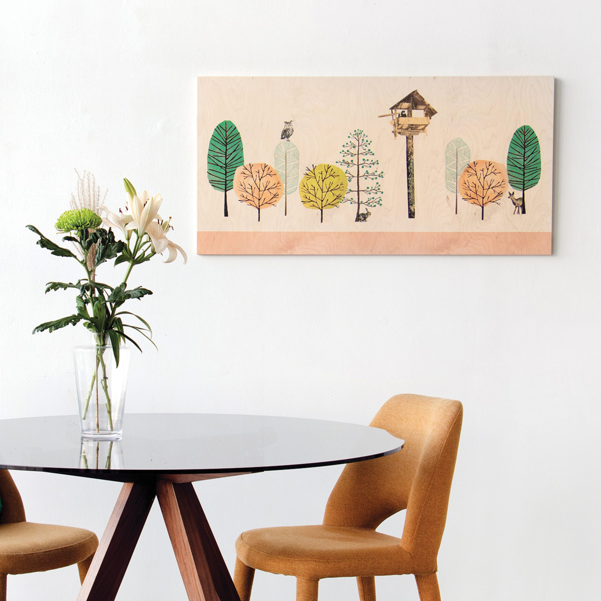 StoryWood wandpaneel Vogelspotter 80 x 40 cm