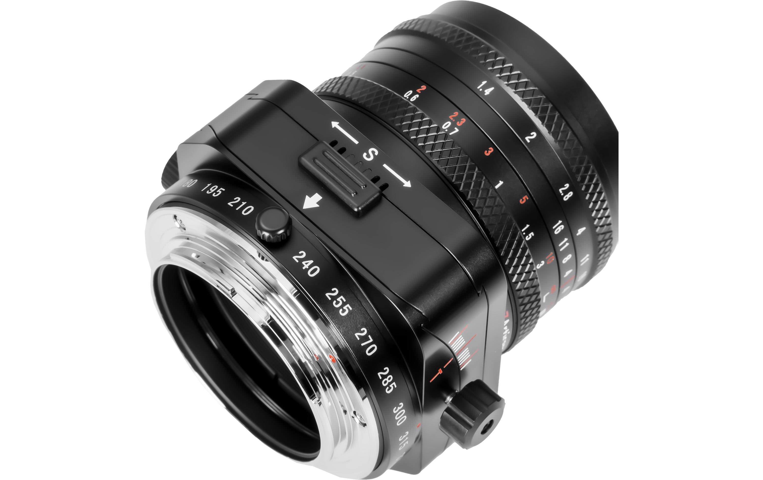 Festbrennweite 50mm F/1.4 – Fujifilm X-Mount<br>Tilt-Shift-Objektiv für Fuji X-Mount Kameras (Vollformat und APS-C)