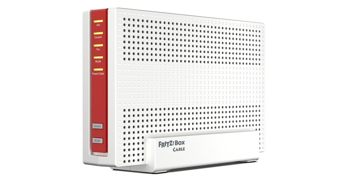 FRITZ!Box 6690 Cable International router  (Wit/rood)