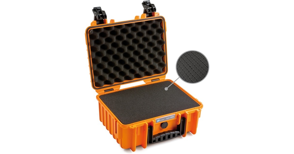 B&Woutdoor.case type 3000 SI koffer  (Oranje)