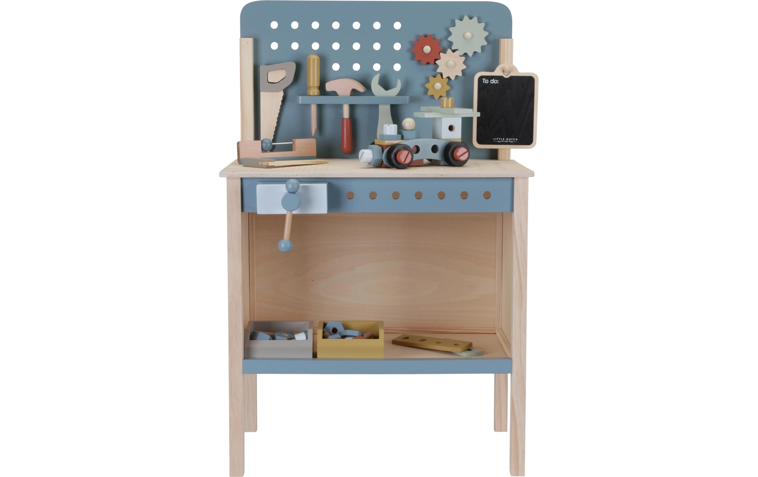 Spielwerkbank aus Holz<br>Spielzeug-Werkstatt