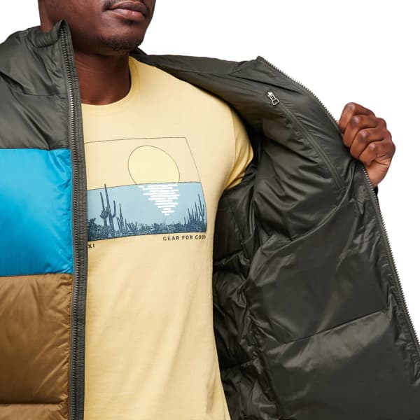 Doudoune ski COTOPAXI SOLAZO DOWN HOODED JKT WOODS/GULF