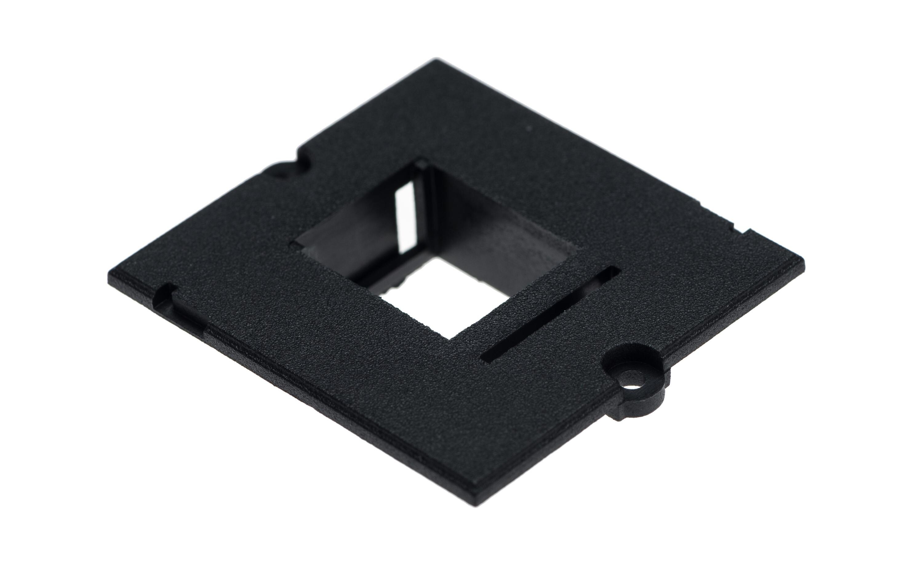 Custom Modul 1-fach Schwarzmit vier Tasten, schwarz