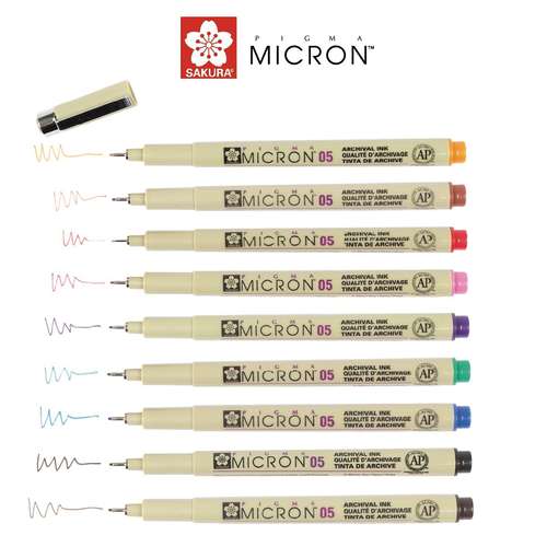 SAKURA® PIGMA® MICRON™ Fineliner Set 9