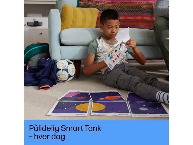 HP Smart Tank 5105 All-in-One - Multifunktionsprinter - farve - blækprinter - kan genopfyldes - Legal (216 x 356 mm) (original) - A4/Legal (medie) - op til 10 spm (kopiering) - op til 12 spm (udskriver) - 100 ark - USB 2.0, Wi-Fi(n), Bluetooth - lys