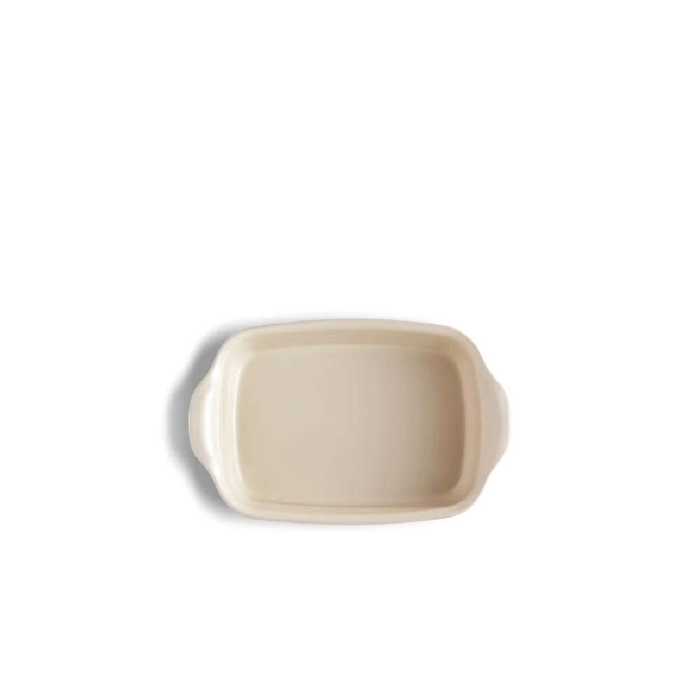 Plat à four rectangle beige 22 cm Emile Henry