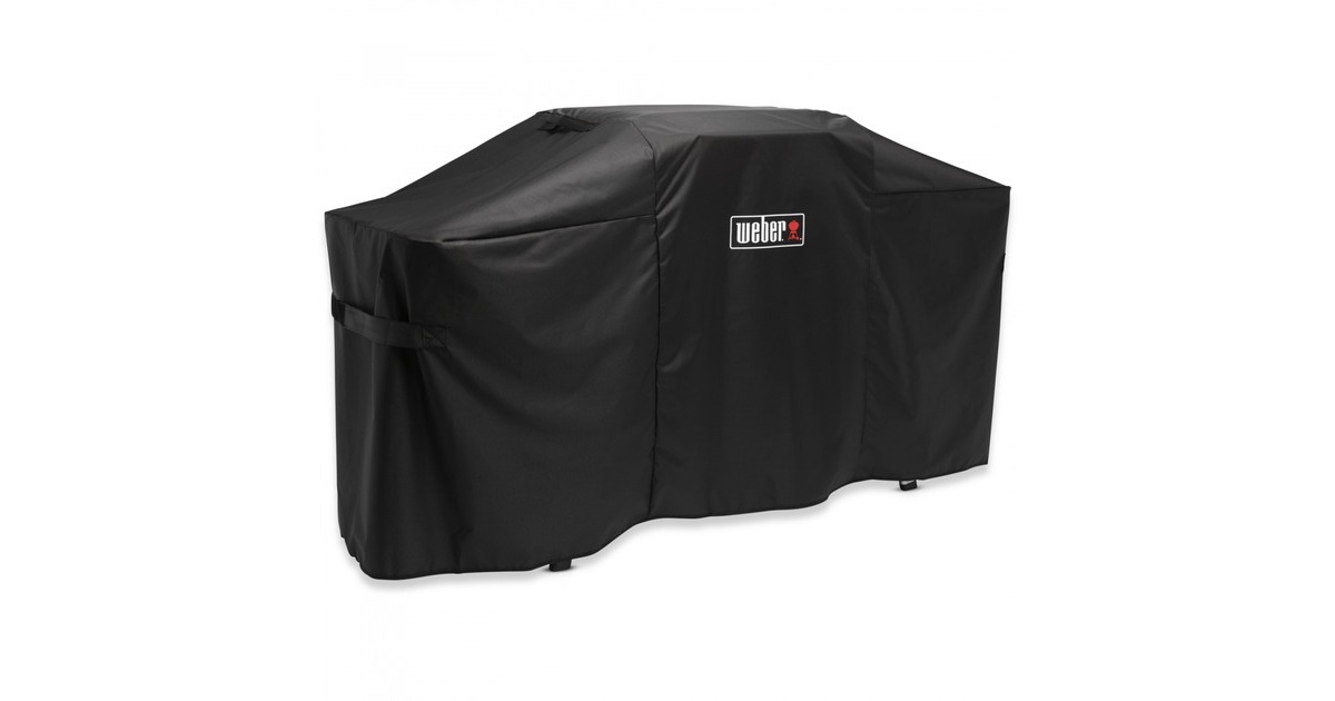 WeberPremium Plancha Afdekhoes 43/56cm beschermkap  (Zwart, voor SLATE GP Premium plancha's GP 43cm / GP 56cm)