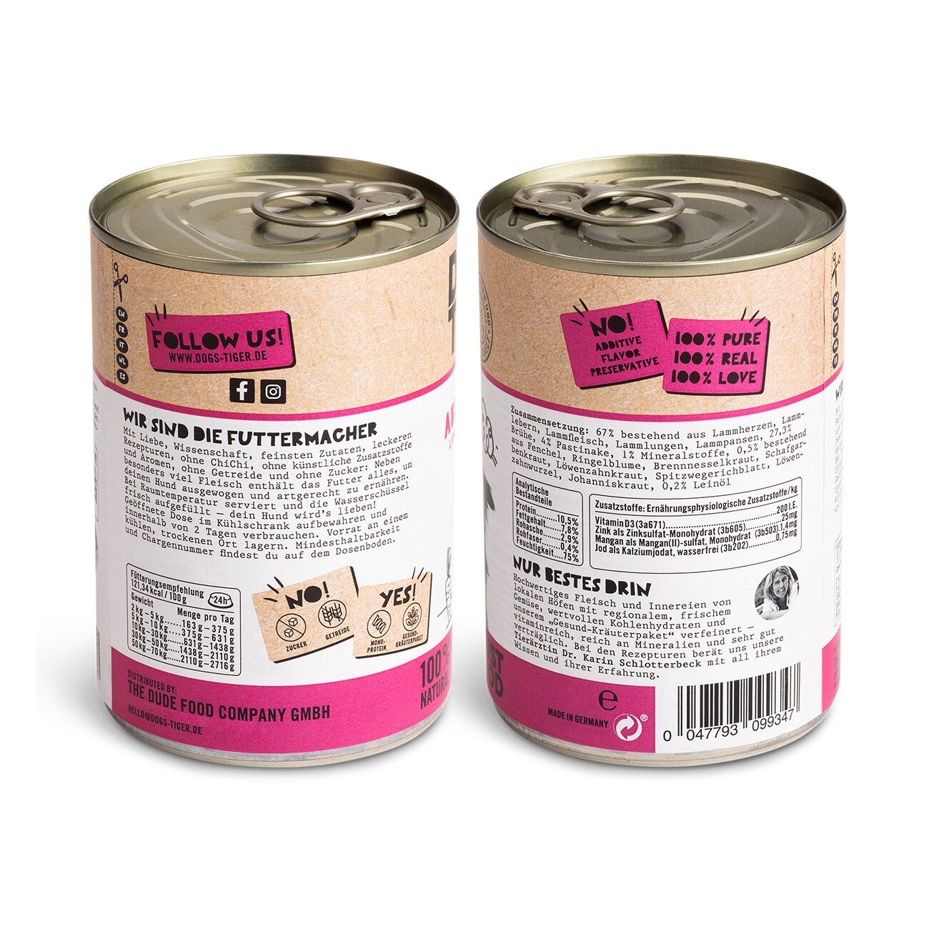 Dogs'n Tiger Abendbrot 6x400 g