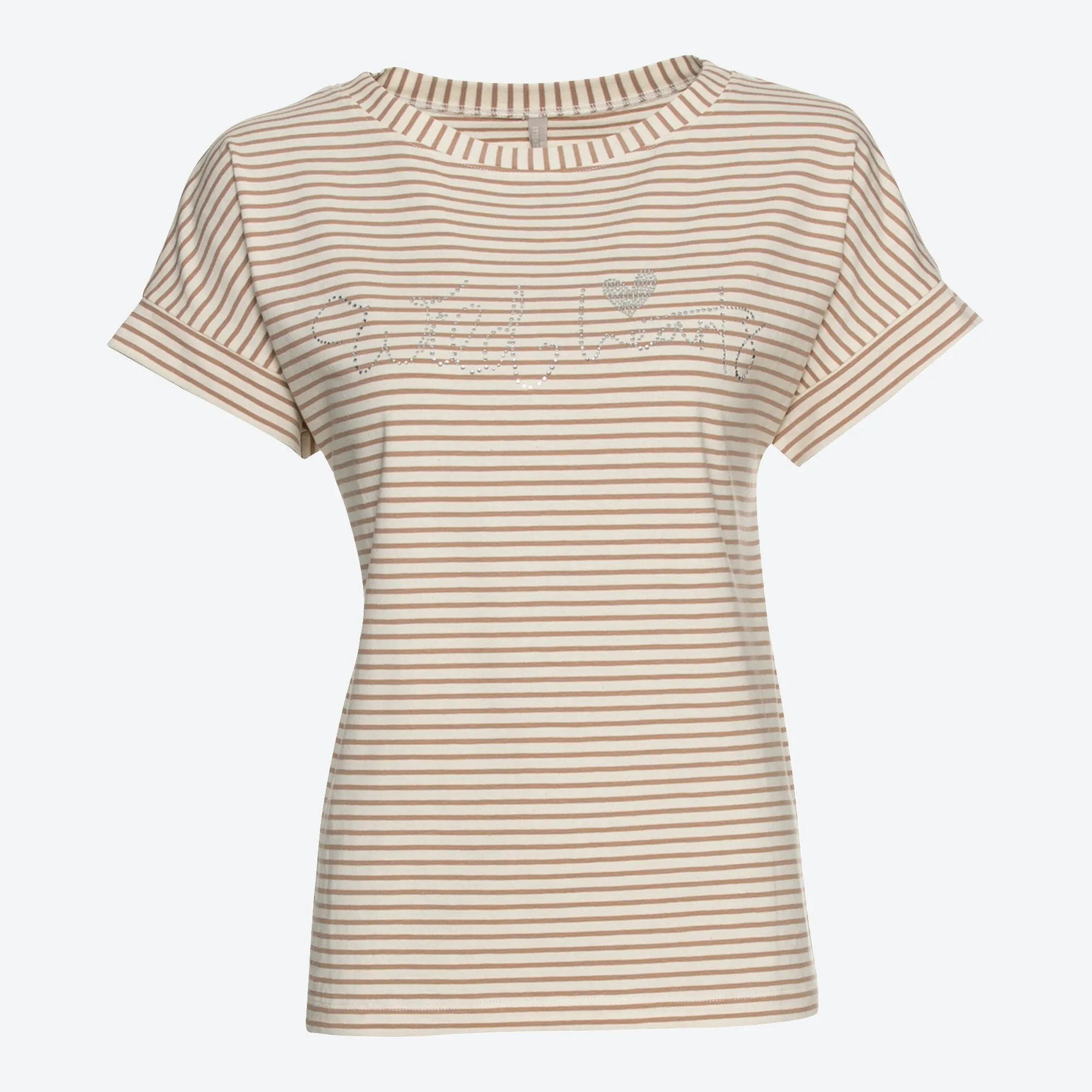 Damen-T-Shirt mit Ringelmuster