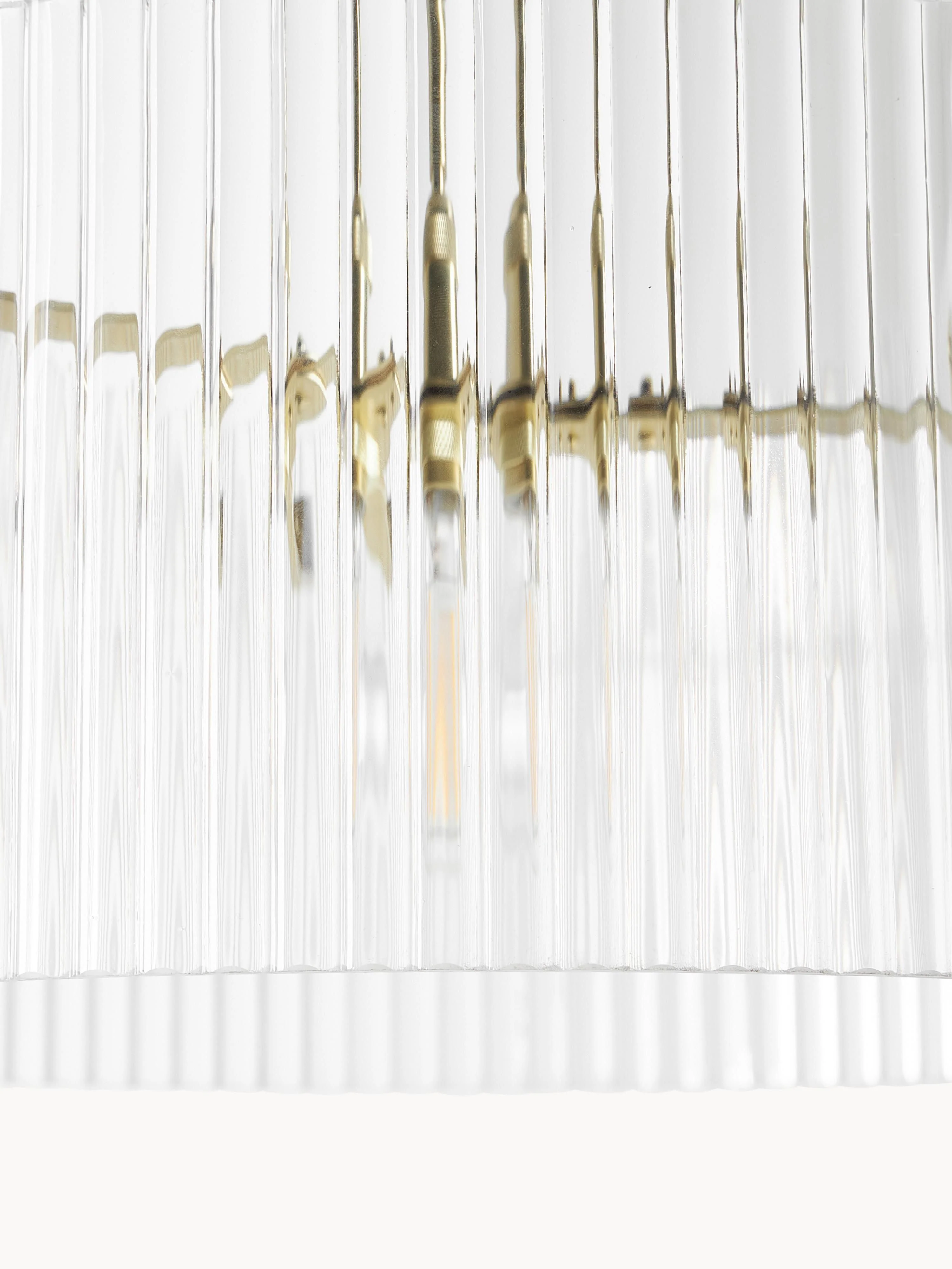 Hanglamp Emmi van geribbeld glas