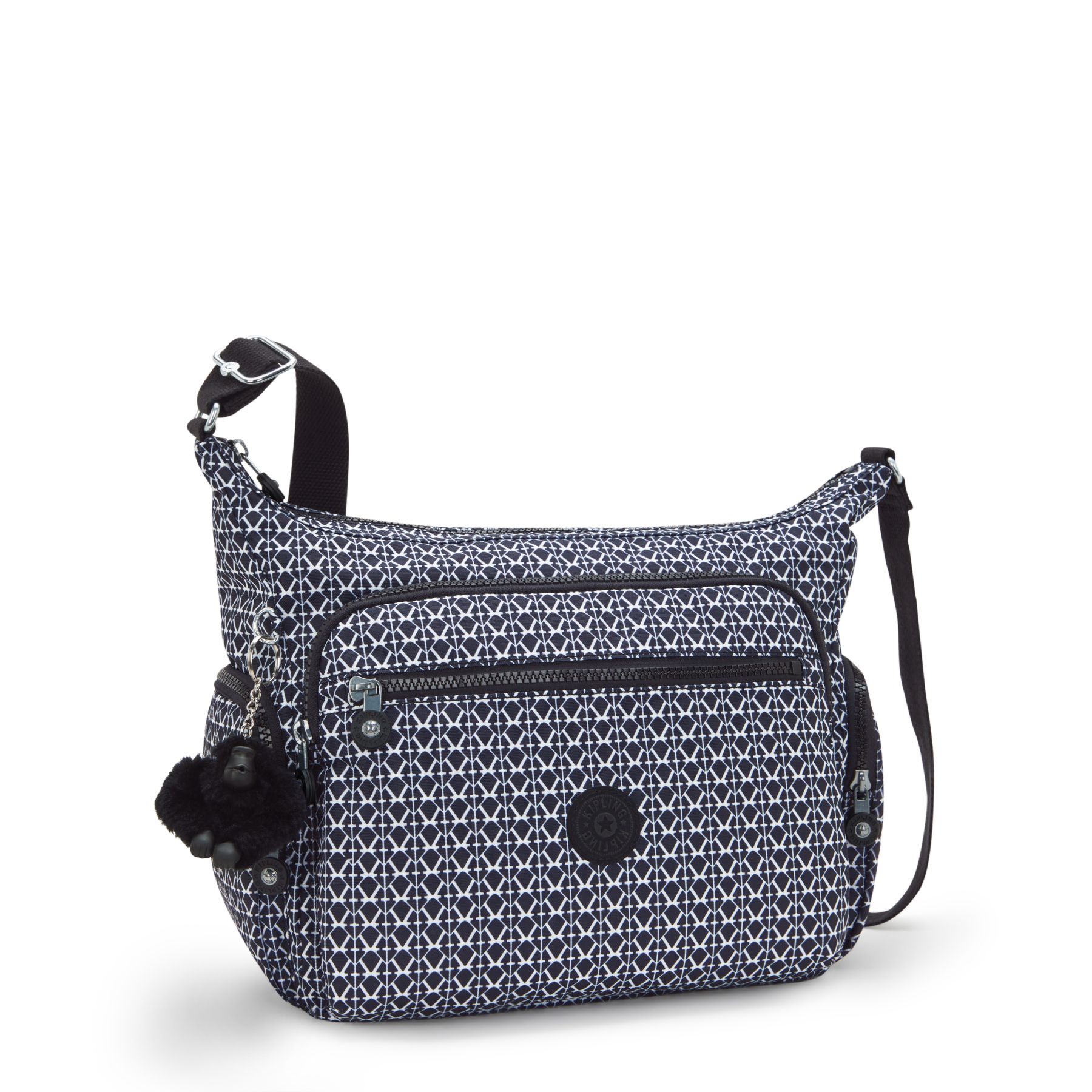 GABBIE  Sac à bandoulière Medium Avec Bretelle Ajustable - Signature Print