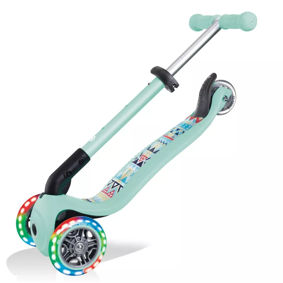 GLOBBER JUNIOR FOLDABLE FANTASY LIGHTS mint-Tribal, mit Leuchtrollen