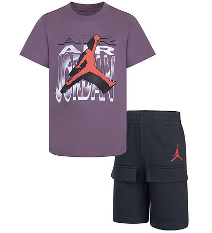 Jordan Shortss?t  - Air 3D FT - Sort/Lilla