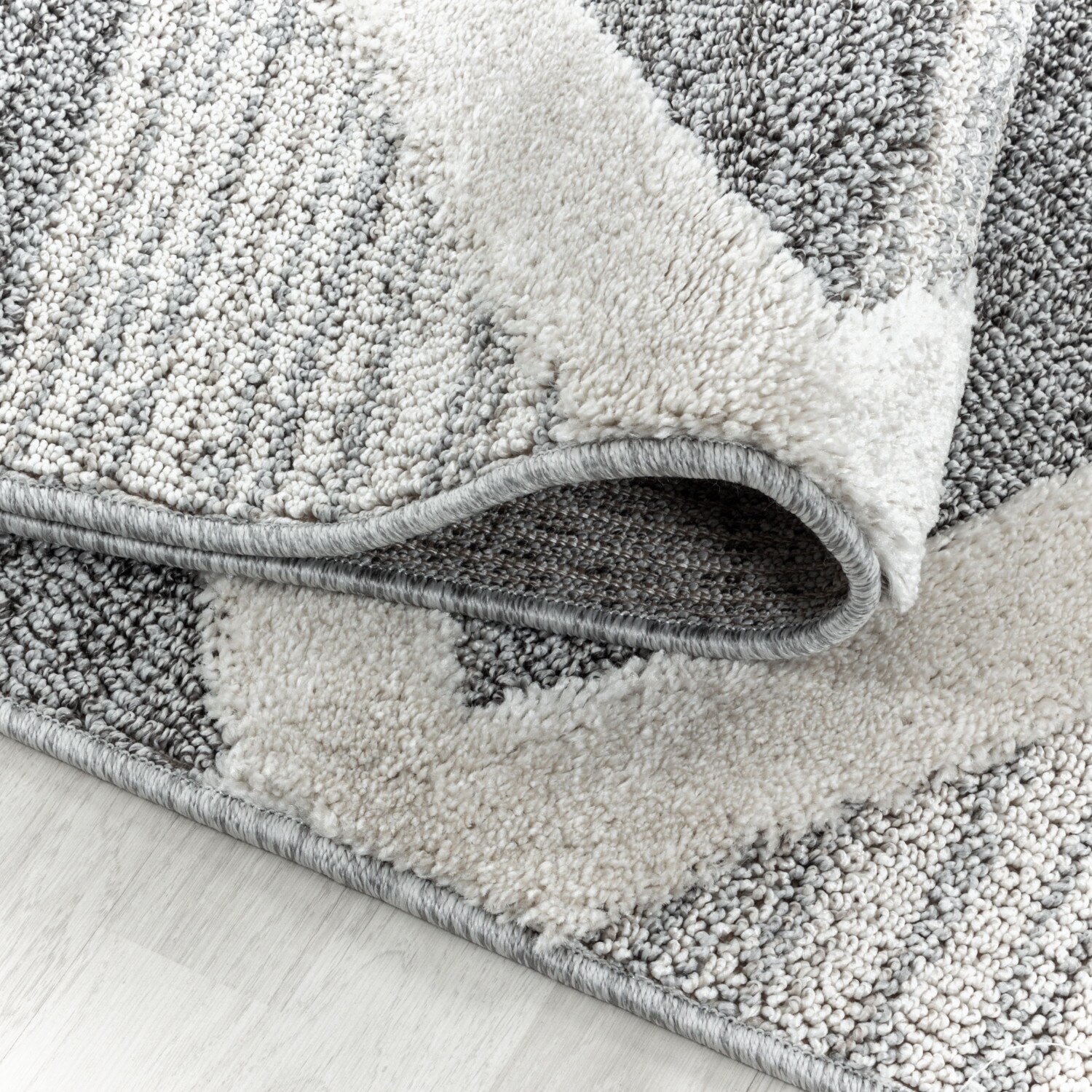 Modern Designer Elegante Teppich, Hoch-Tief Effekt 3D Boho Teppich, Pflegeleicht