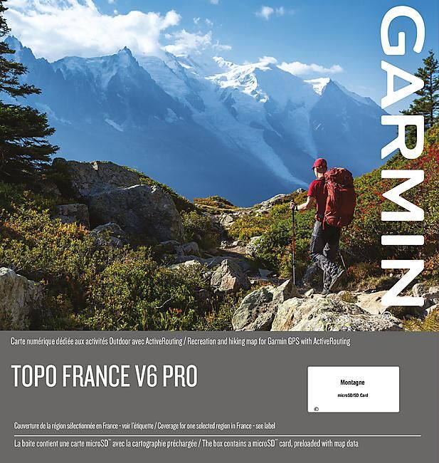 GARMIN - CARTOGRAPHIE TOPO FRANCE V6 PRO MONTAGNE