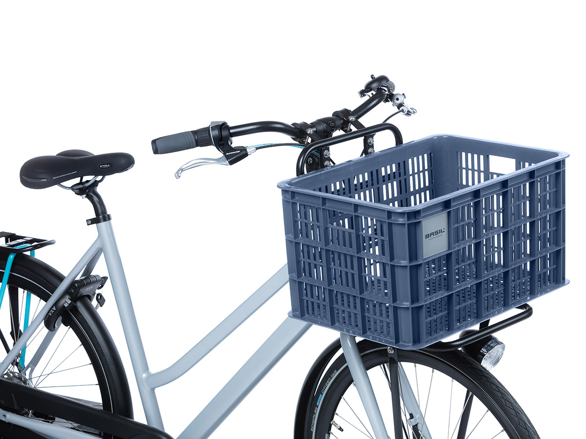 Basil L fietskrat - Blue Stone
