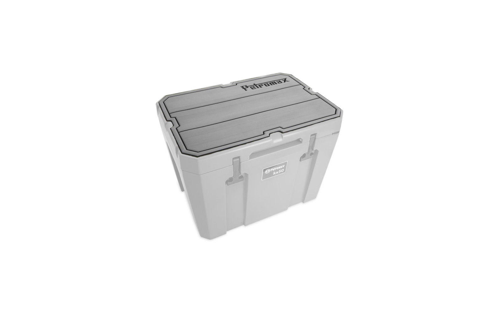 Petromax Haft-Auflage für Kühlbox kx25 braun mit Drachenemblem