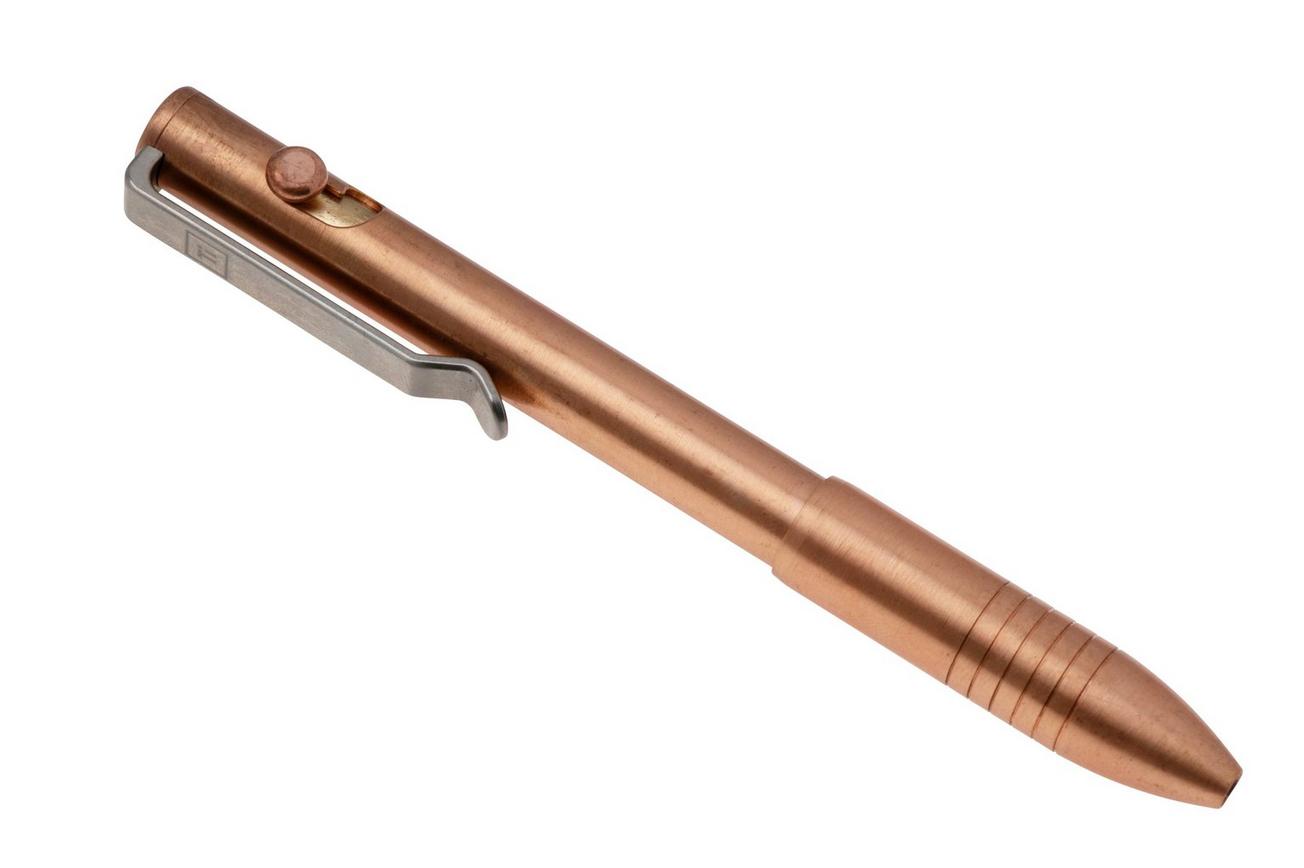 Big Idea Design Bolt Action Pen BA-CO Copper, auto adjusting everyday carry pen