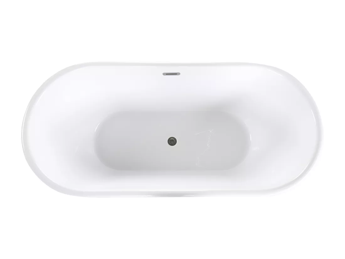 Baignoire îlot noire 170 x 80 cm PINEL