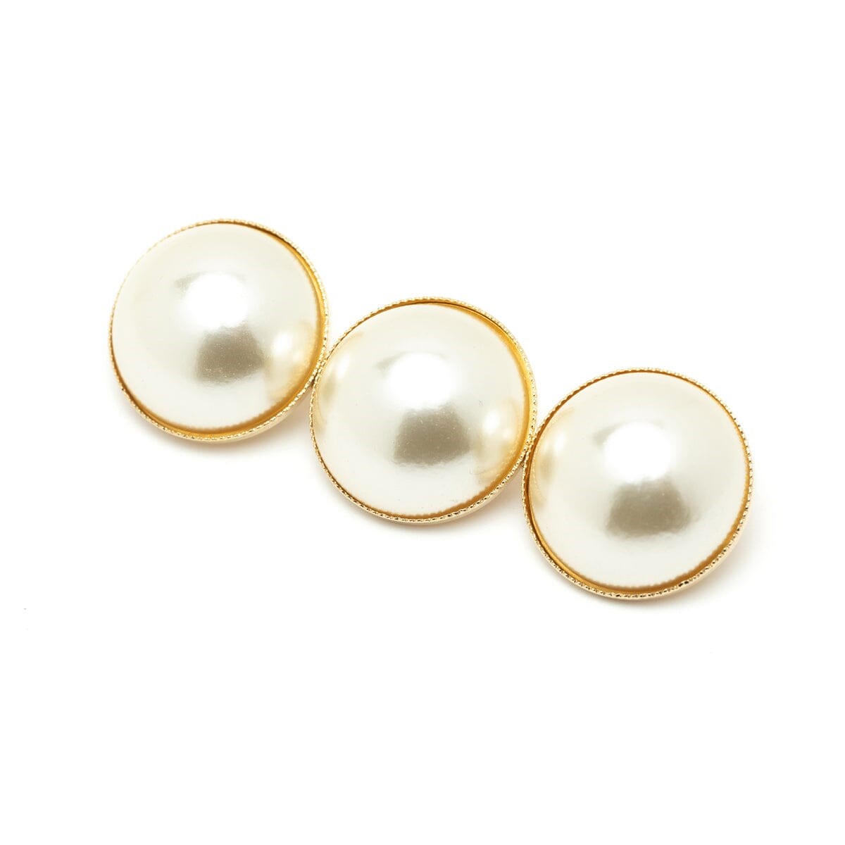 maxi broche perles doré à l'or fin - NÉLYA