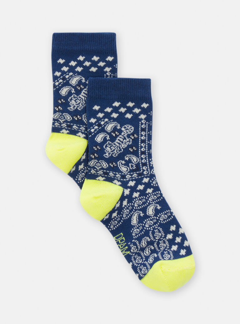 Chausettes à motif bandana pour garçon