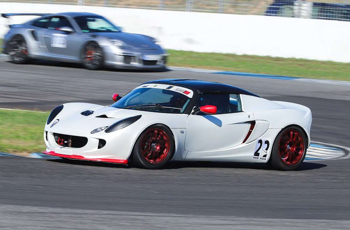 Renntaxi Lotus Elise in Hockenheim als Geschenk