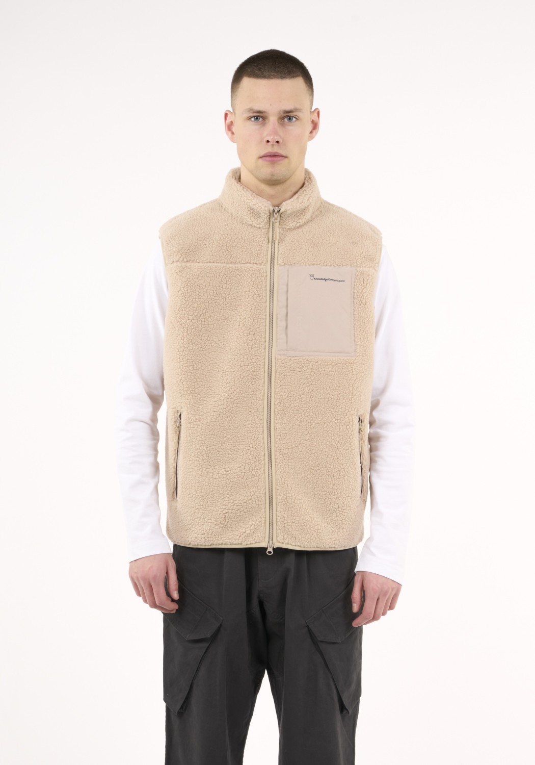 Knowledge Cotton Apparel Fleece-Weste Teddy Fleece Vest Item Colour