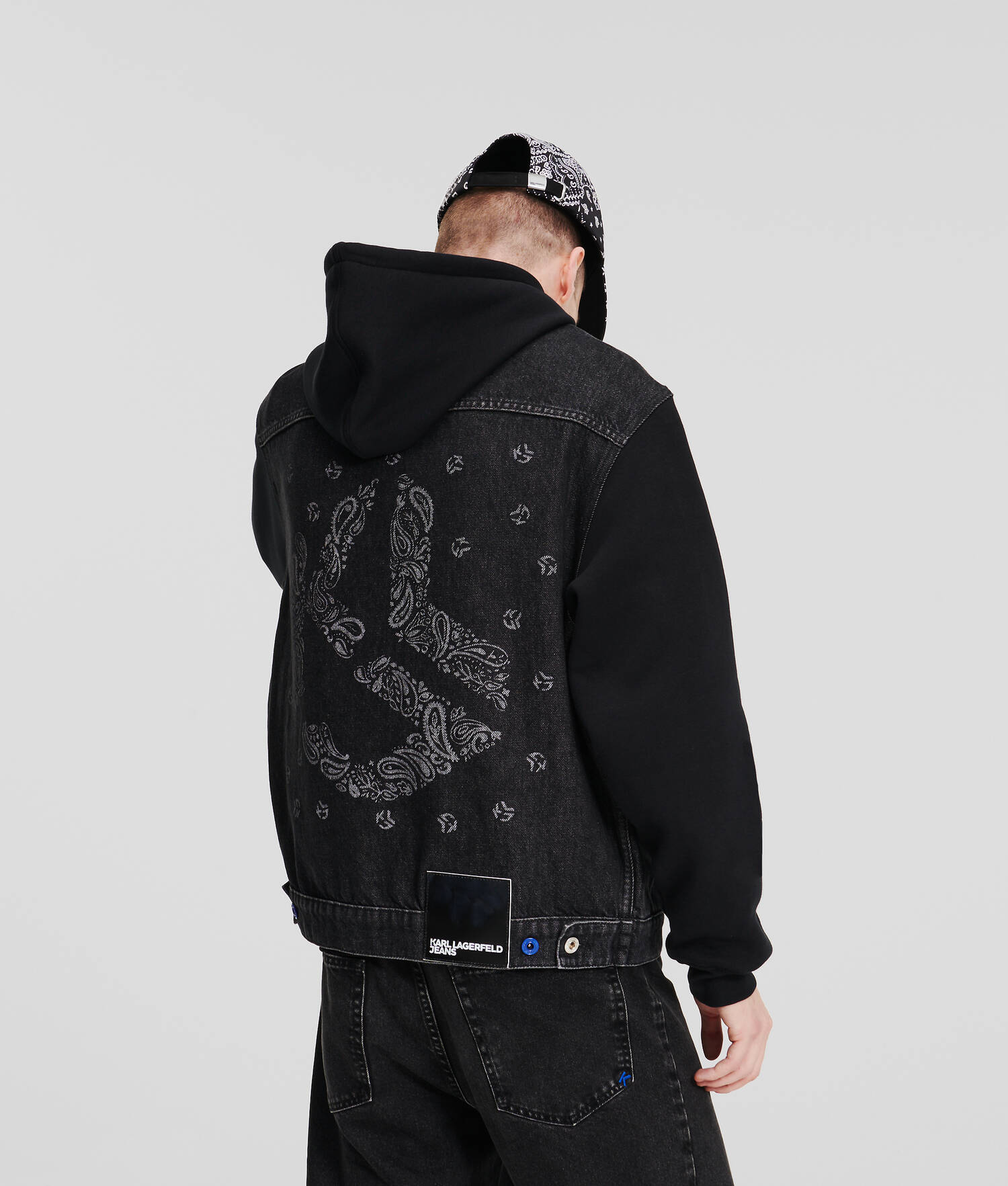 VESTE EN JEAN KLJ EN MATIÈRES MÉLANGÉES