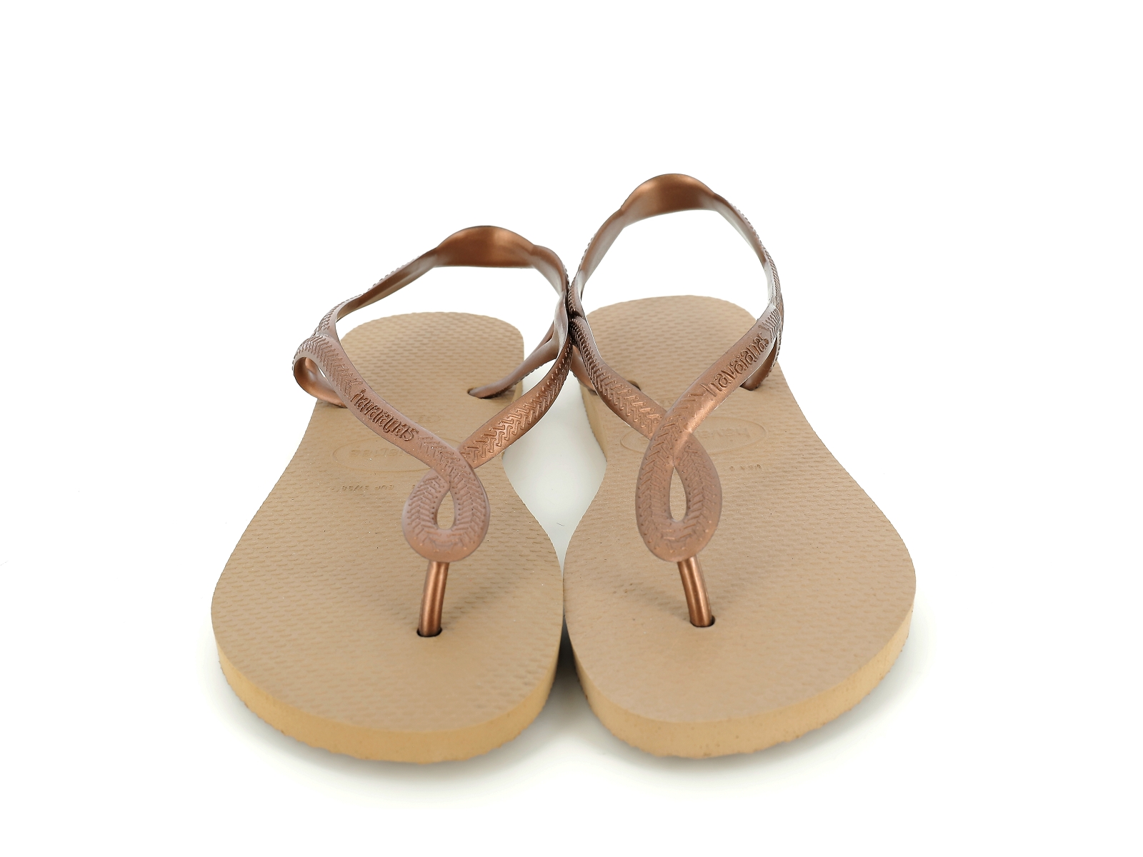 Havaianas-LUNA -  4129697 Plastique Or rose