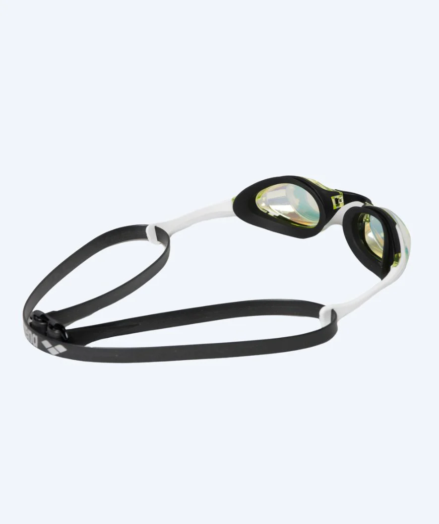 Arena svømmebriller - Cobra SWIPE Mirror - Gul/hvid