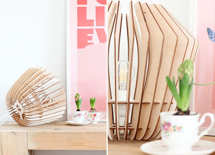 Original S houten lampenkap small