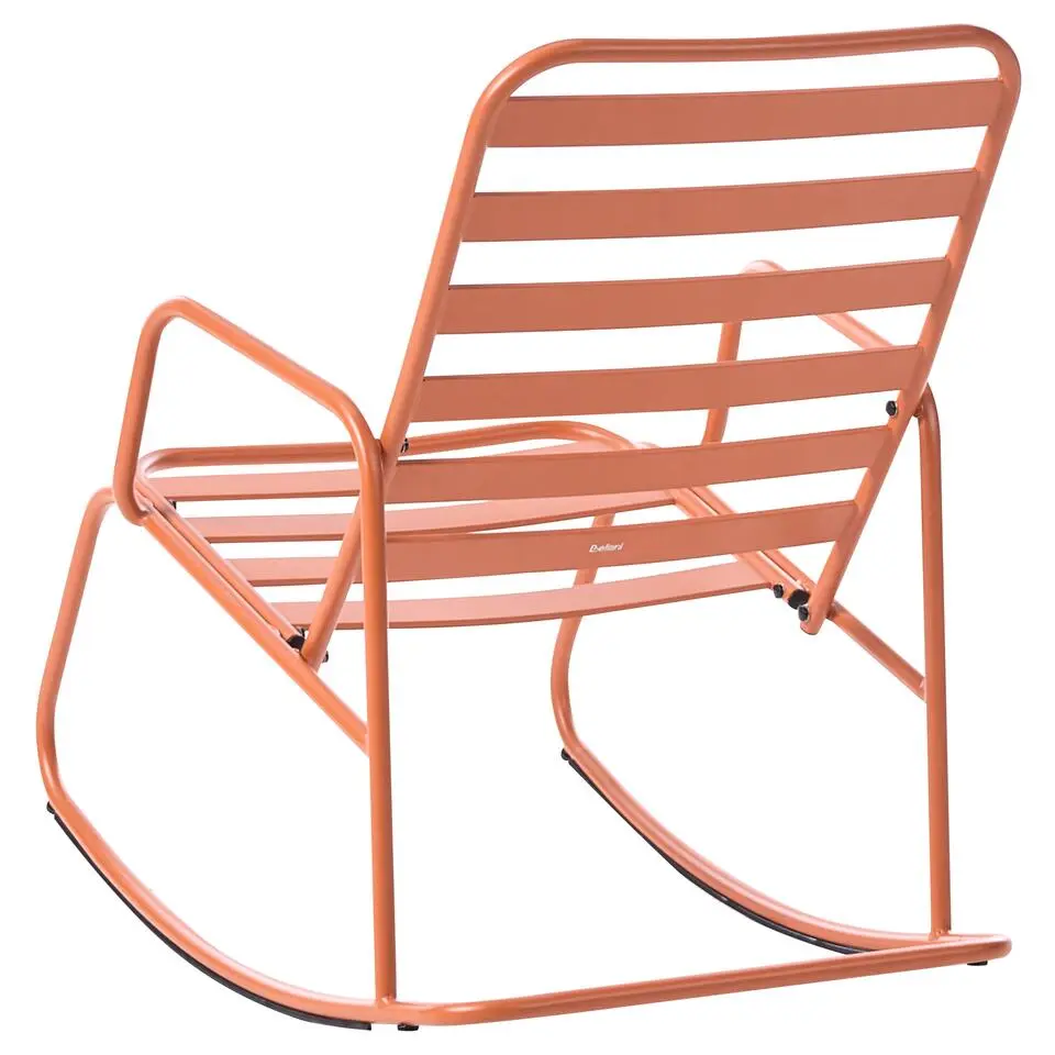 TURI - Schommelstoel - Oranje - Aluminium