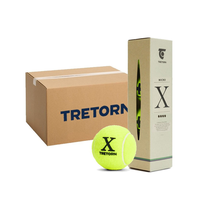 Carton Tretorn Micro X 30 tubes 4 balles