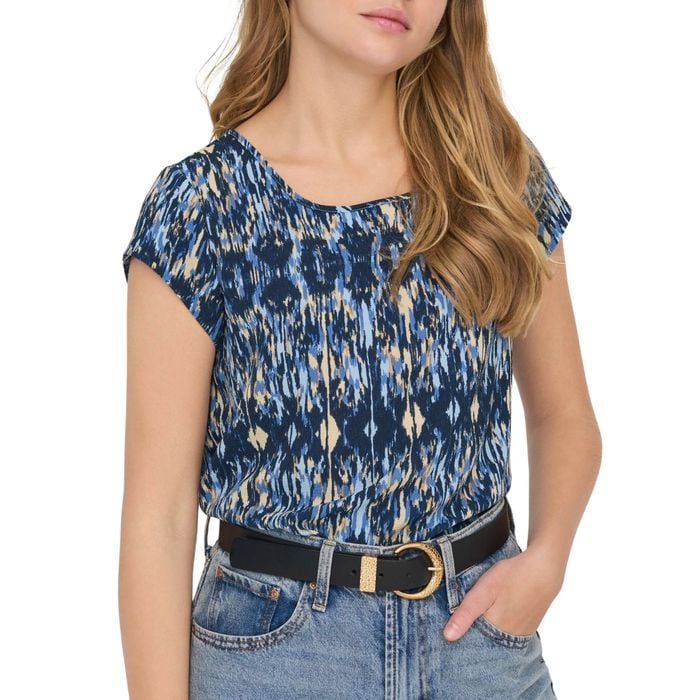 Only Vic S/S AOP Top Dames