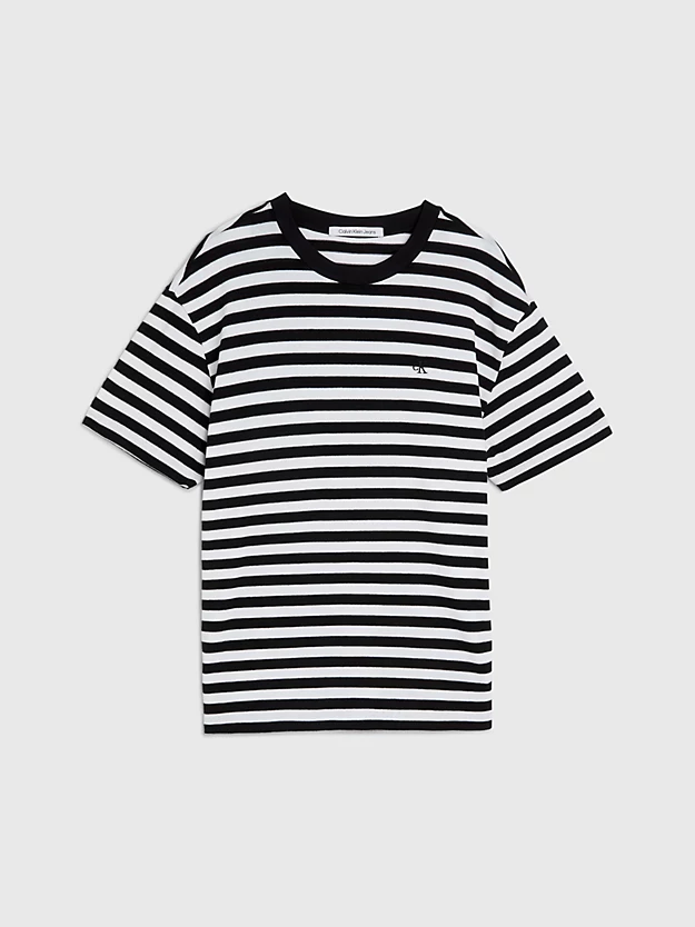 Camiseta listrada unissex tamanho grande
