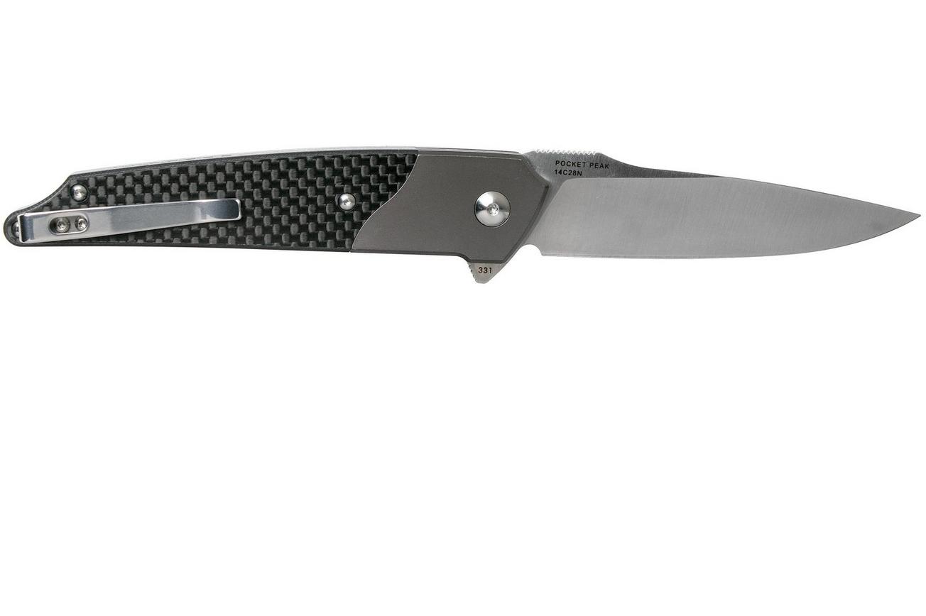 Amare Knives Pocket Peak grey, zakmes