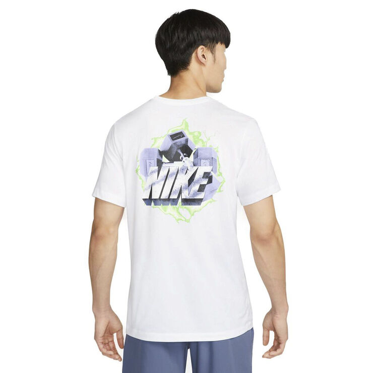 Nike Dri Fit Training T Shirt Hvid