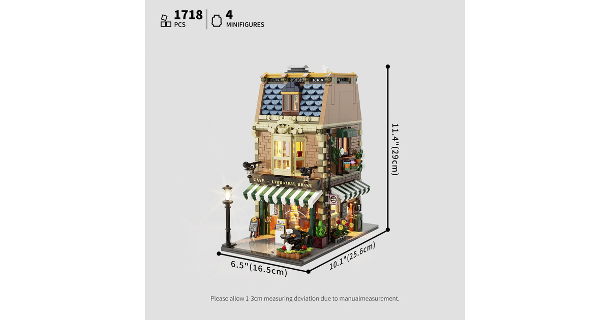 LumibricksTown Life - Book-Cafe Constructiespeelgoed  (F9031)