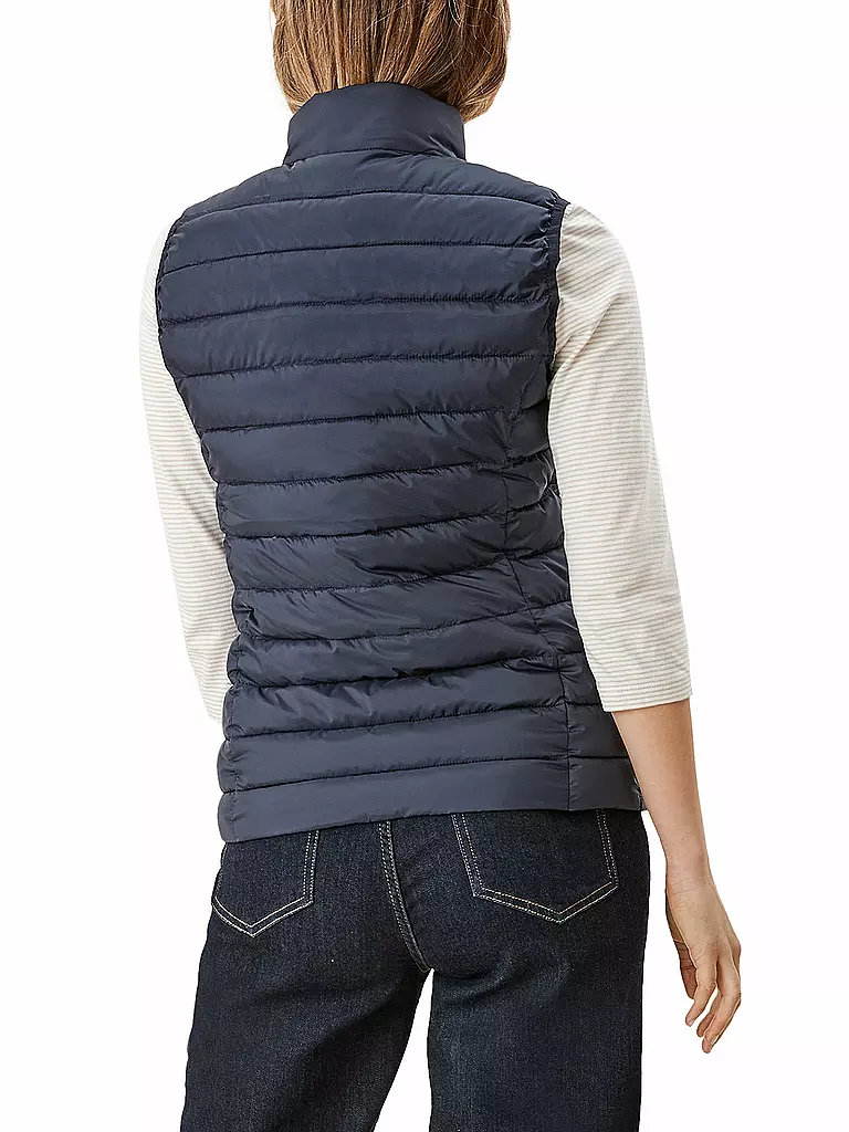 S.OLIVER Steppgilet dunkelblau