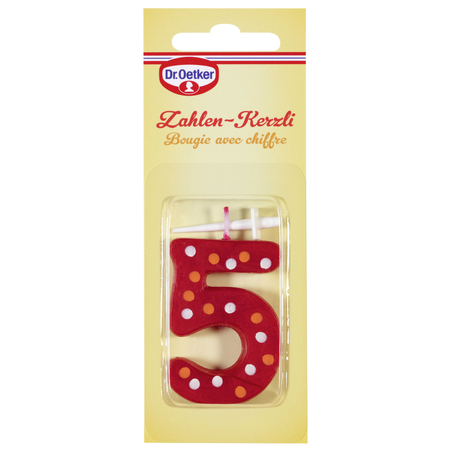 Dr. Oetker Zahlen-Kerze 5