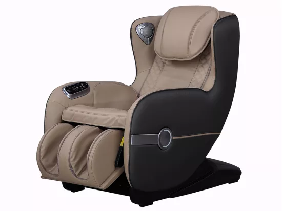 Fauteuil massant KASOU en simili avec LEDs - Système zéro gravité - Option bluetooth - Beige