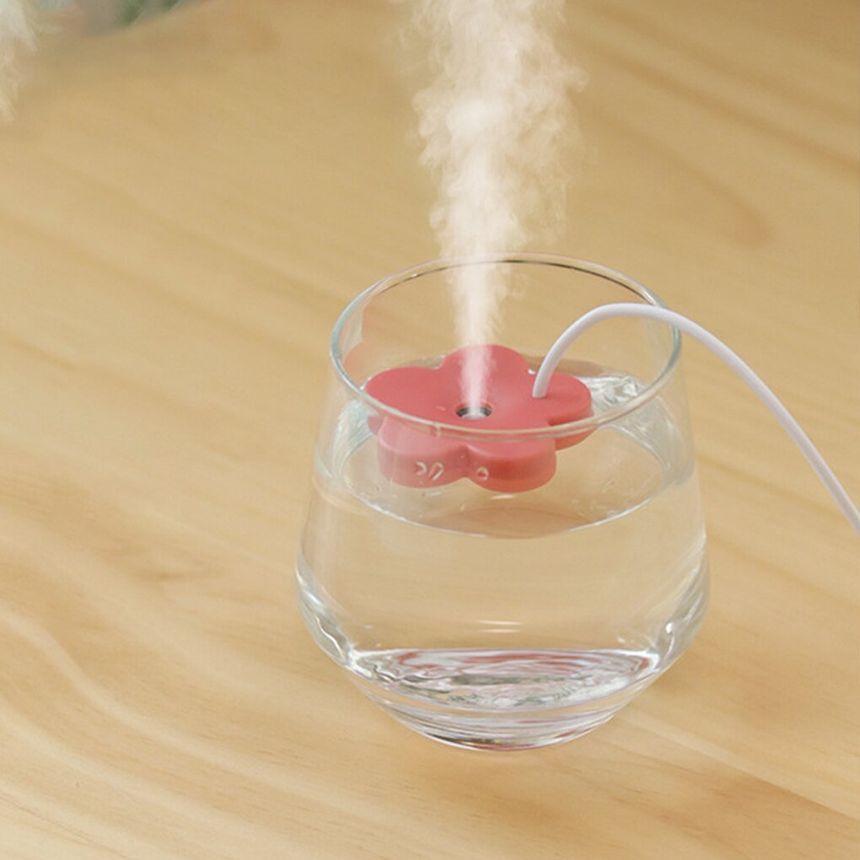 HOMTEC - USB-mistbevochtiger met bloemen