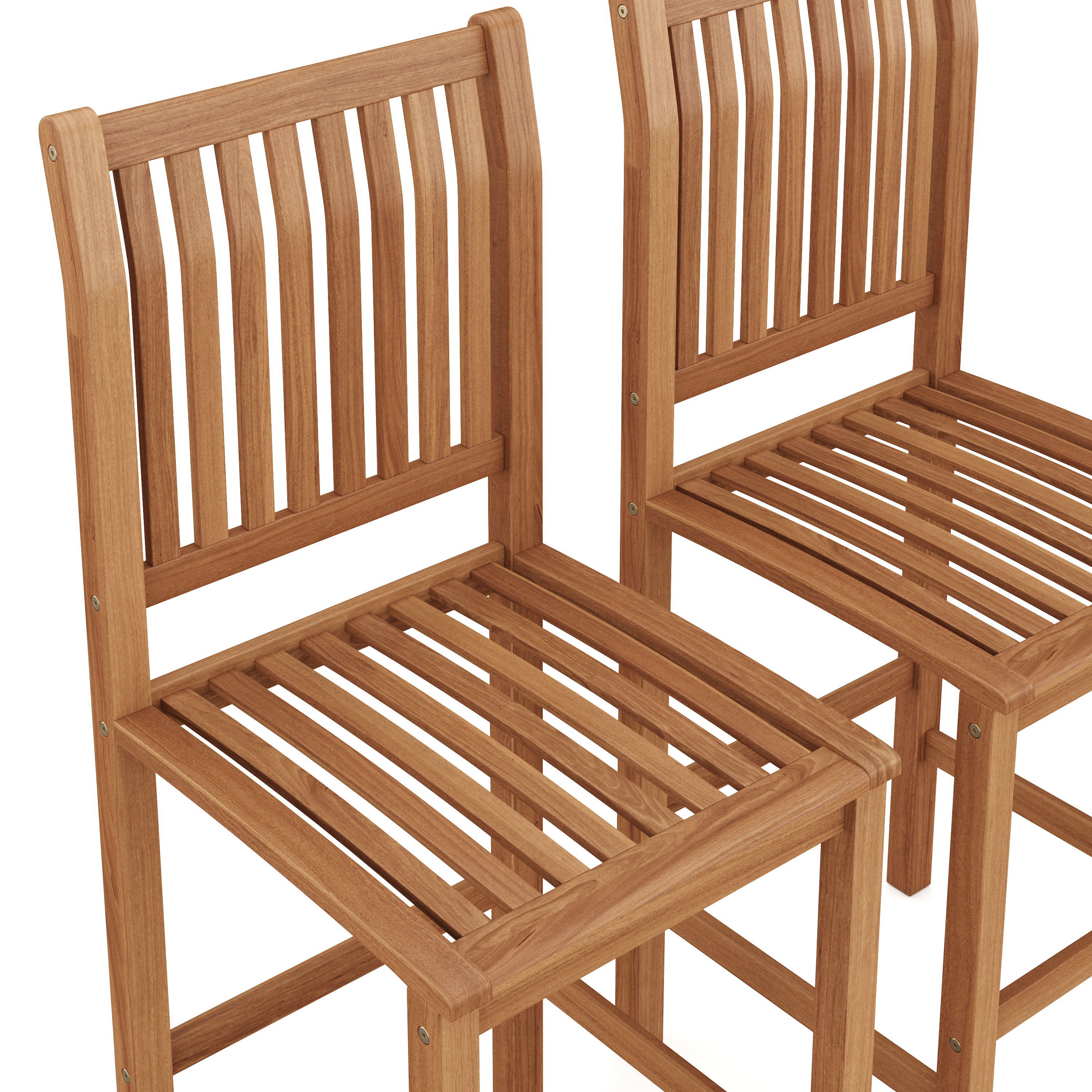 Barstuhl Holz PERUGIA 2er Set