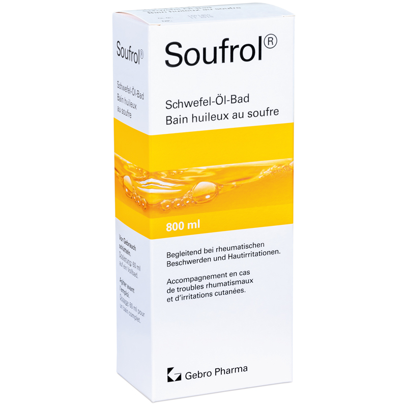 SOUFROL Schwefel-Öl-Bad Fl 800 ml