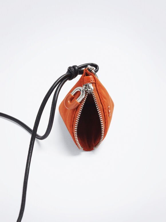 Porta-moedas de nylon - Laranja