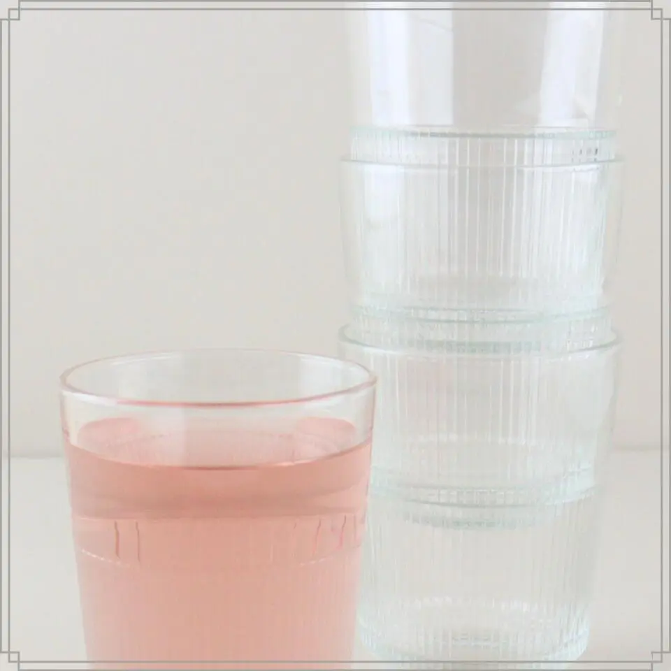 OTIX Waterglazen Drinkglazen Limonade 320ml Set van 4