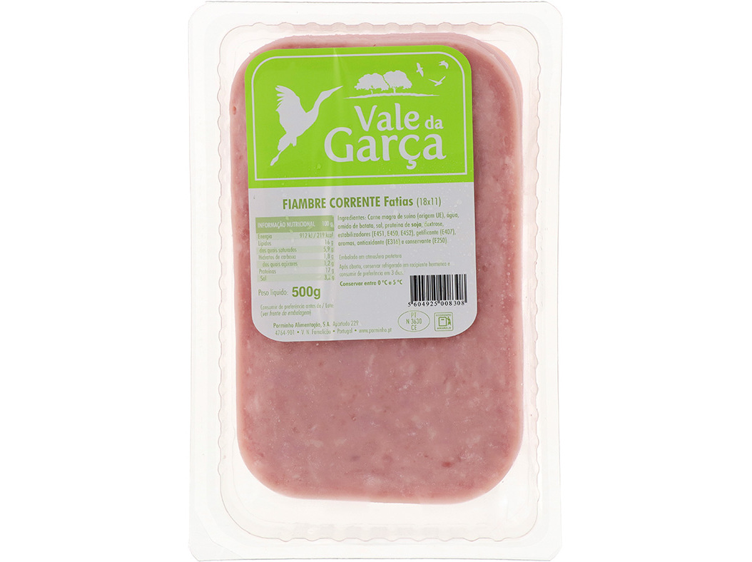 FIAMBRE VALE DA GARÇA FATIAS 500G
