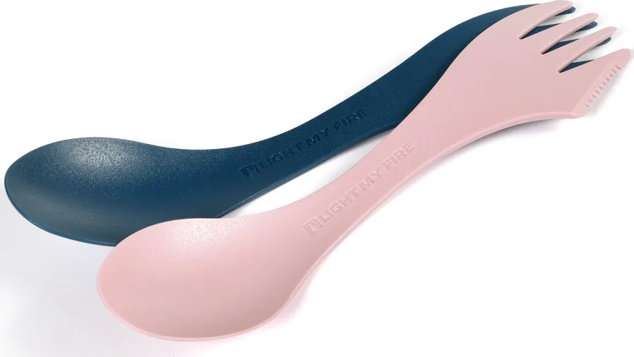 Light My Fire Spork Original Bio 2-pack Hazyblue/dustypink