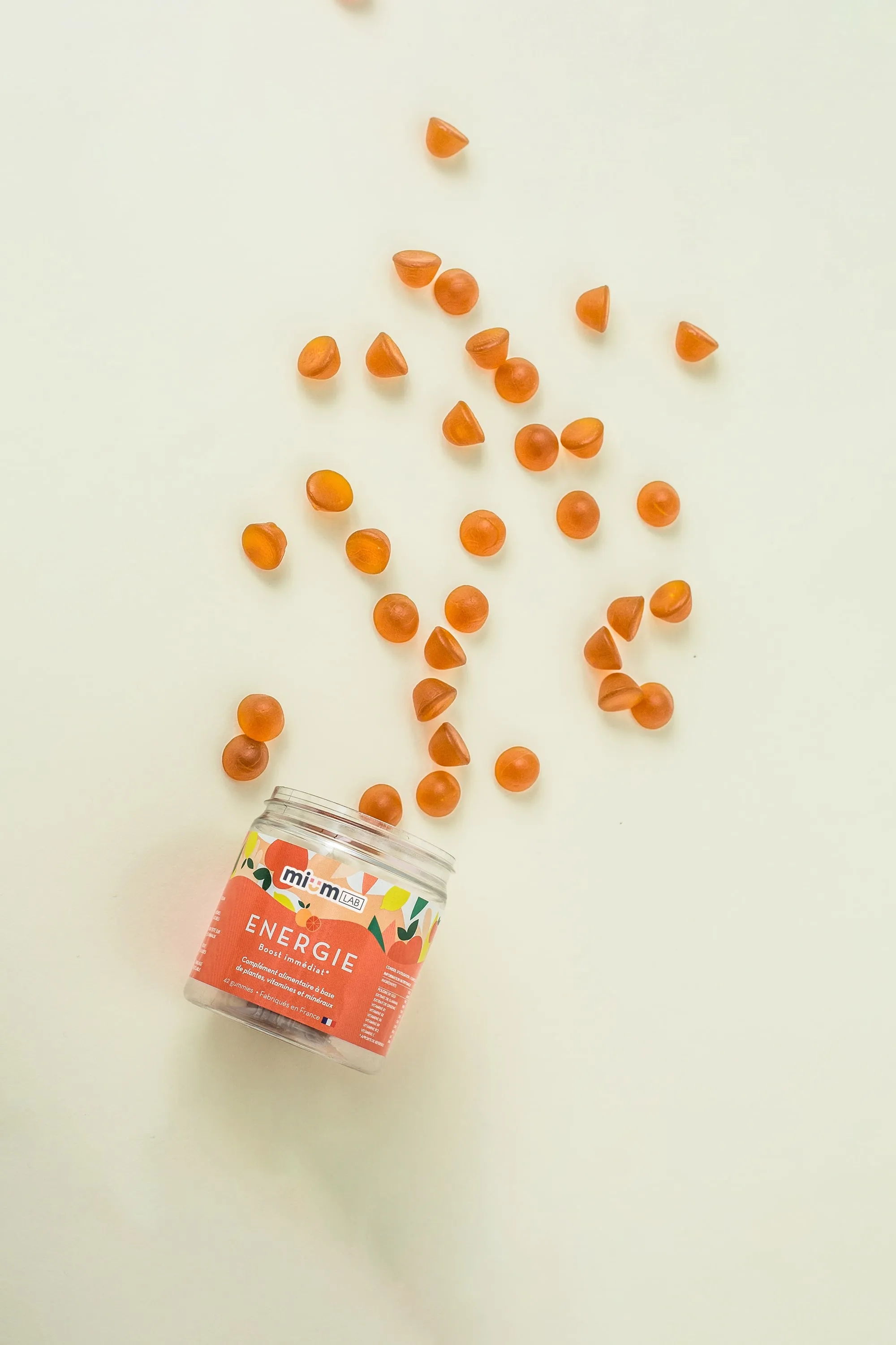 Mium Lab ex Les Miraculeux Compléments alimentaires gummies Energie anti-fatigue-400 g